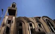 La chiesa di Abu Seifein a Giza distrutta