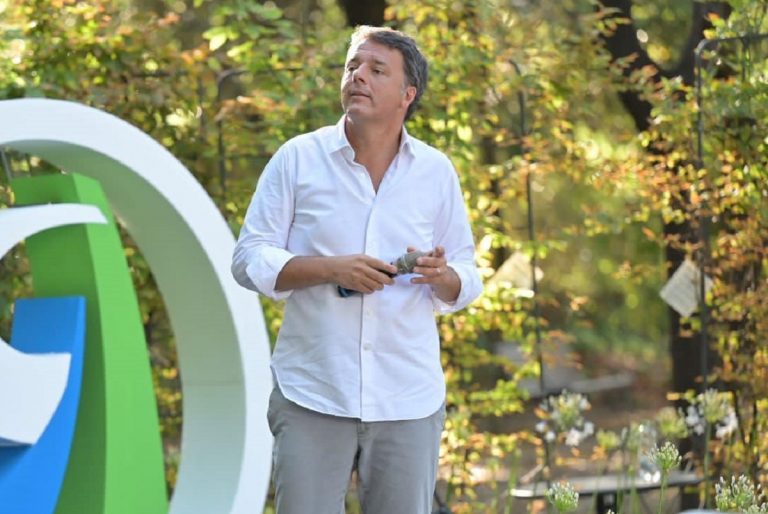 Il leader di Italia Viva Matteo Renzi