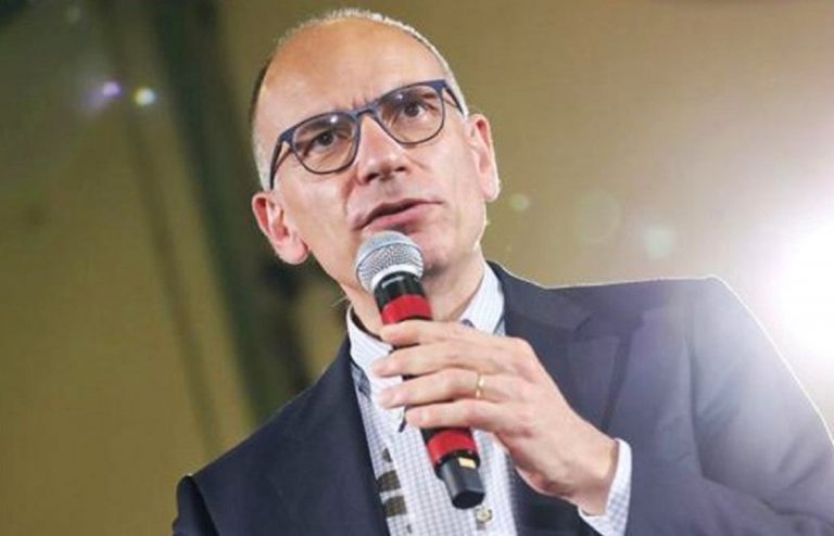 Il segretario dem Enrico Letta