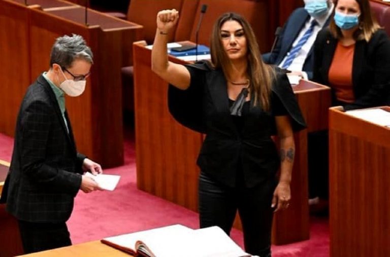 La senatrice Lidia Thorpe