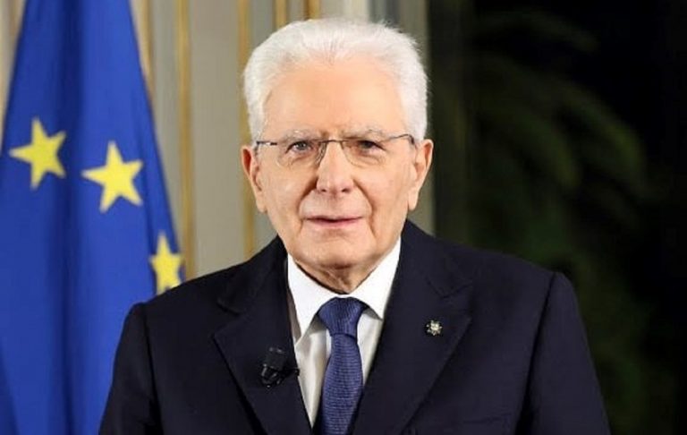 Il Capo dello Stato Sergio Mattarella