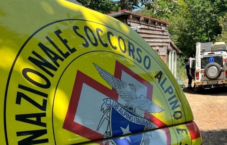 Sul luogo del sinistro è intervenuto il Soccorso alpino