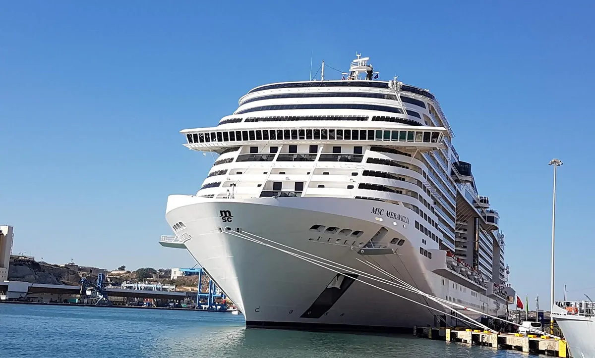 La Msc Meraviglia, teatro del tragico incidente