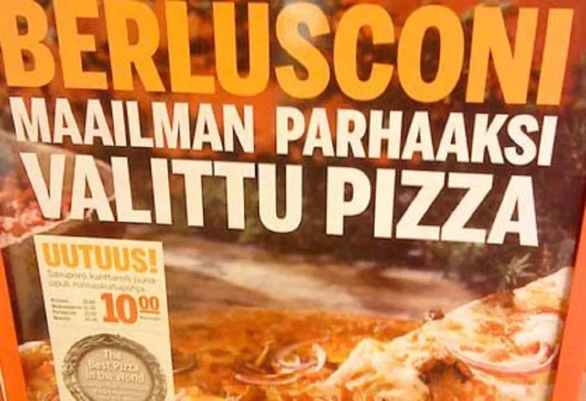 La pizza Berlusconi in Finlandia va alla grande