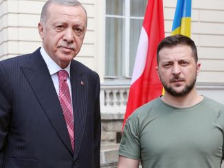 Volodymyr Zelensky con Recep Erdogan