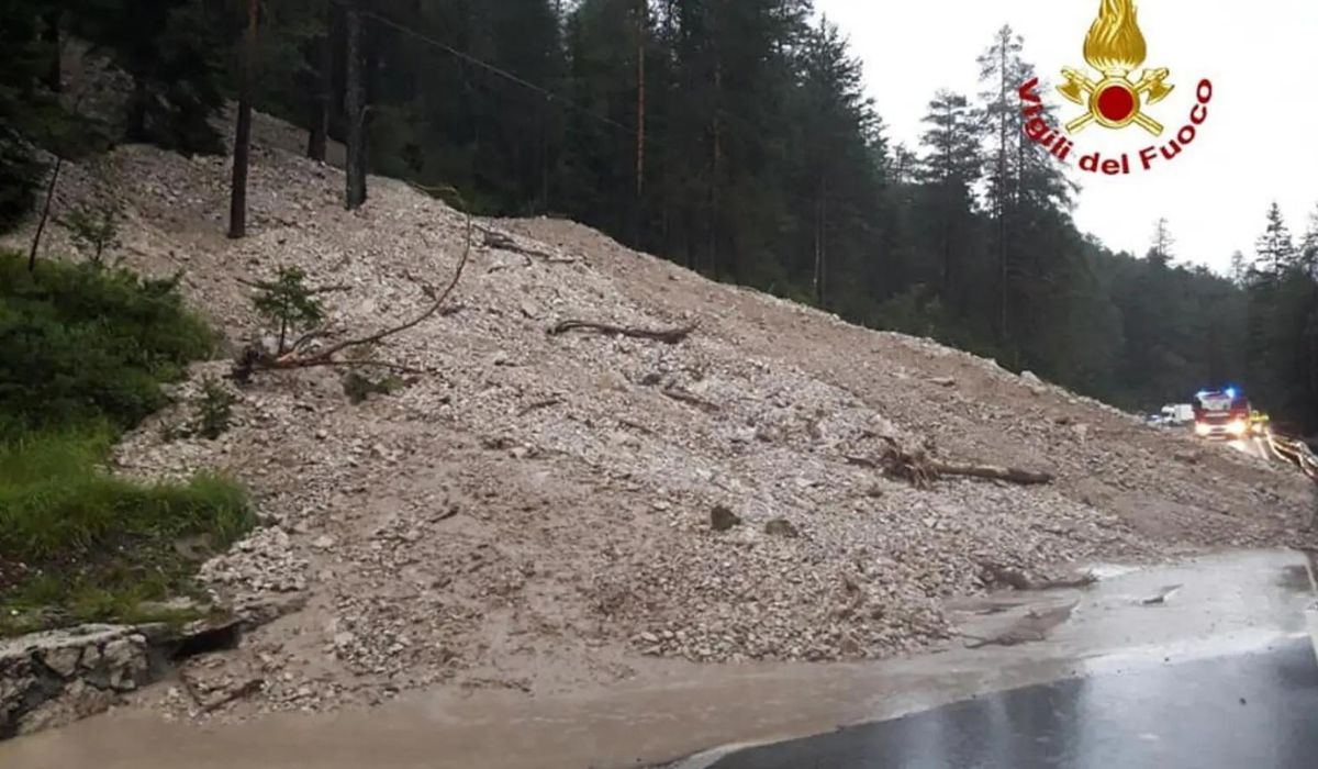 allagamento Cortina D'Ampezzo