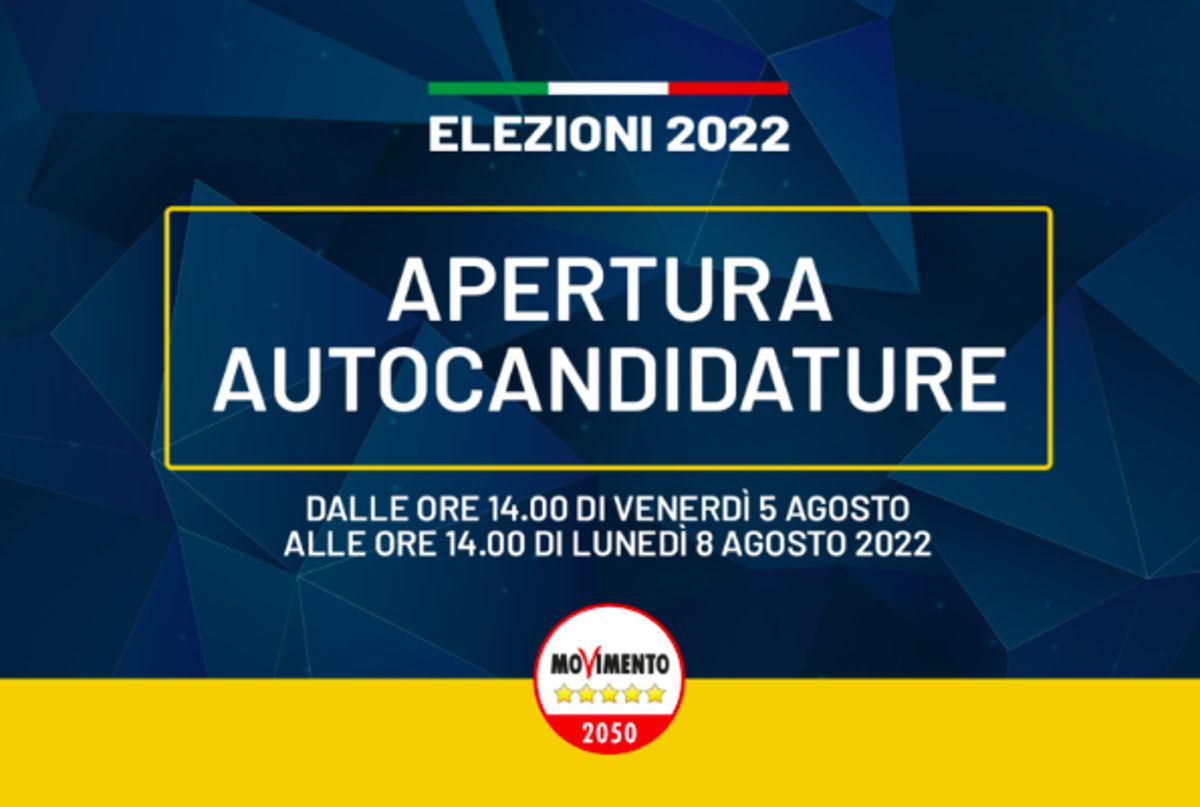 Autocandidature Movimento 5 Stelle