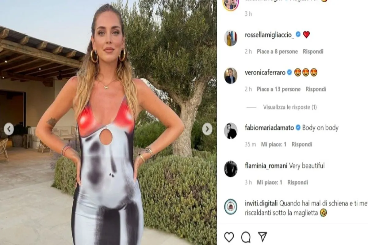 Chiara Ferragni la provocazione dell'abito