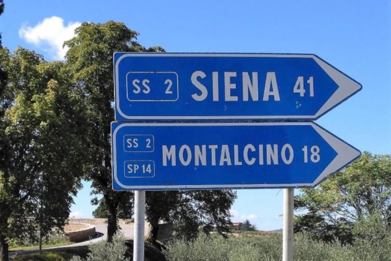 cedimento strada montalcino
