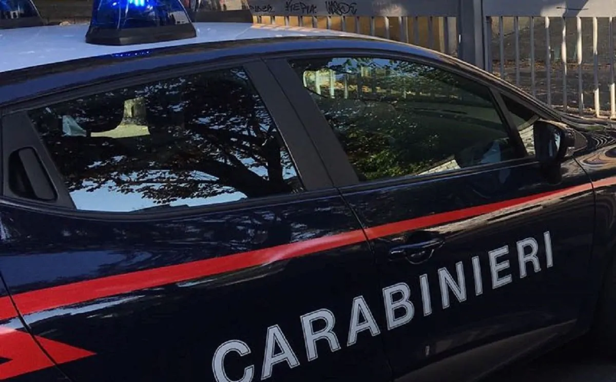 I carabinieri hanno eseguito l'arresto del 20enne