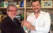 Roberto Maroni con Matteo Salvini