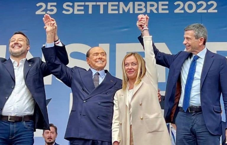 I leader del centrodestra vittoriosi
