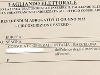 La schedula errata per gli elettori italiani in Spagna