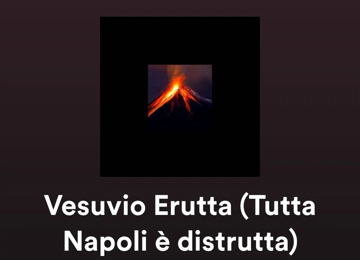 Vesuvio erutta su Spotify