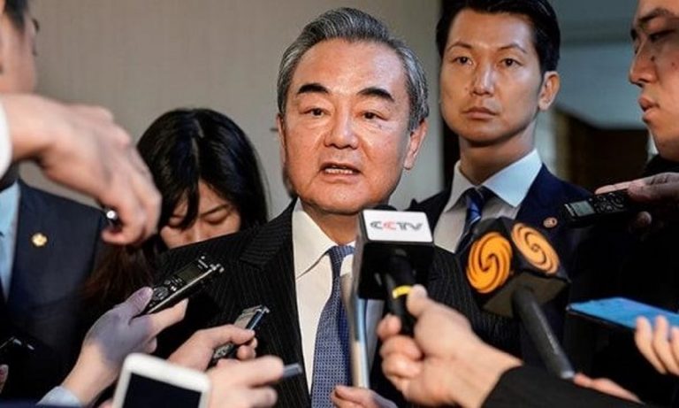 Il ministro degli Esteri di Pechino Wang Yi