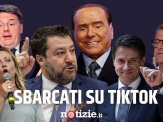 politici italiani su tiktok