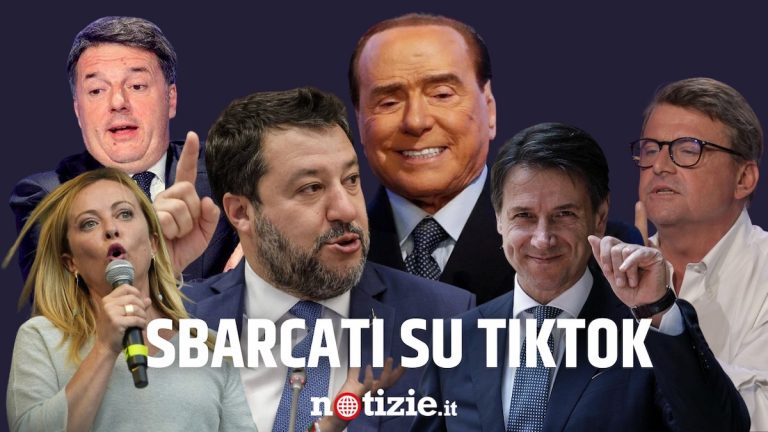 politici italiani su tiktok 768x432