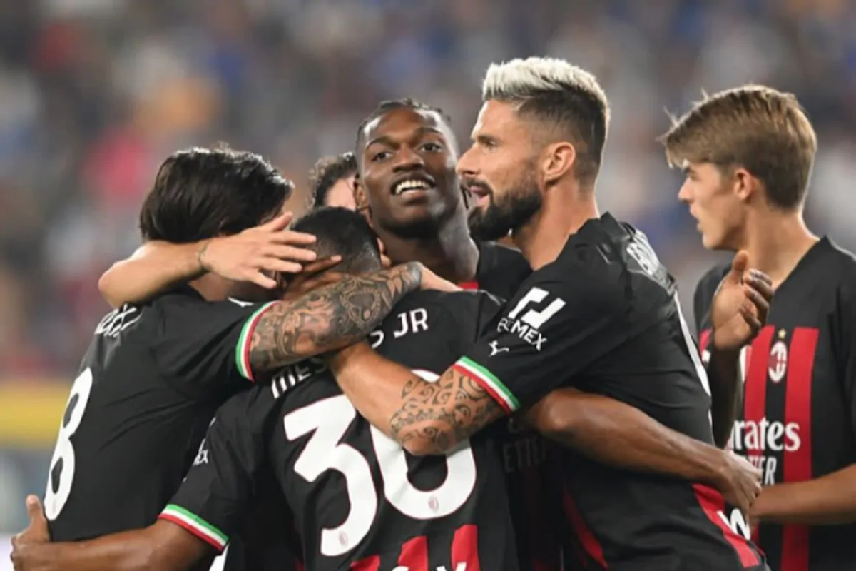 Serie A, il Milan ringhia: vince in casa della Sampdoria in 10. Espulso Leao