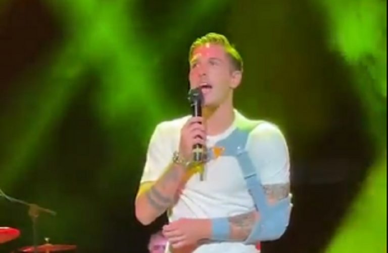 Zaniolo canta "Grazie Roma"
