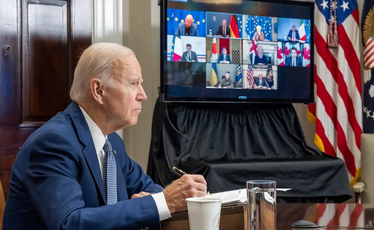 Joe Biden al G7 telematico dell'11 ottobre
