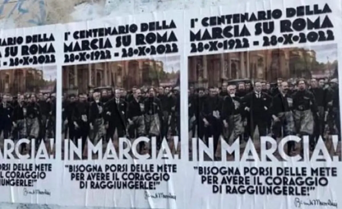 I manifesti comparsi a Roma