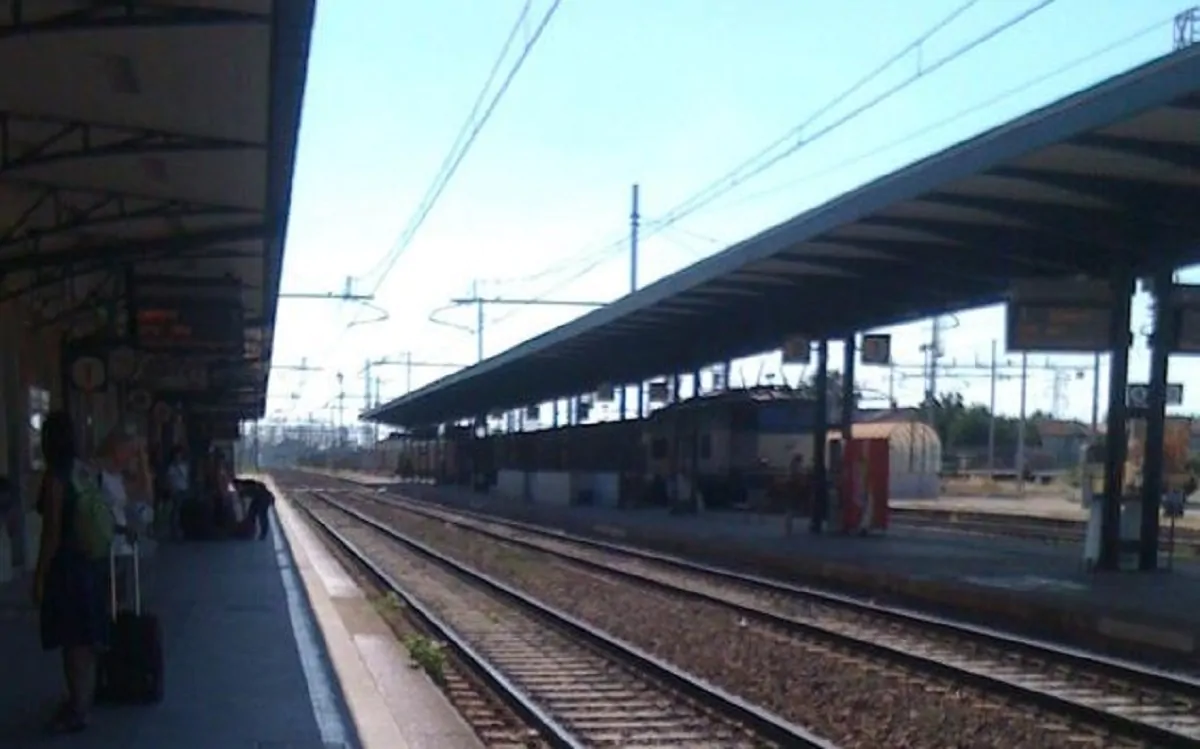 Uno scorcio della stazione di Portogruaro