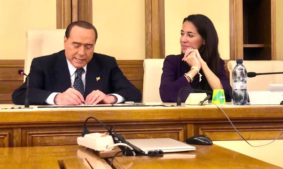 Licia Ronzulli con Silvio Berlusconi