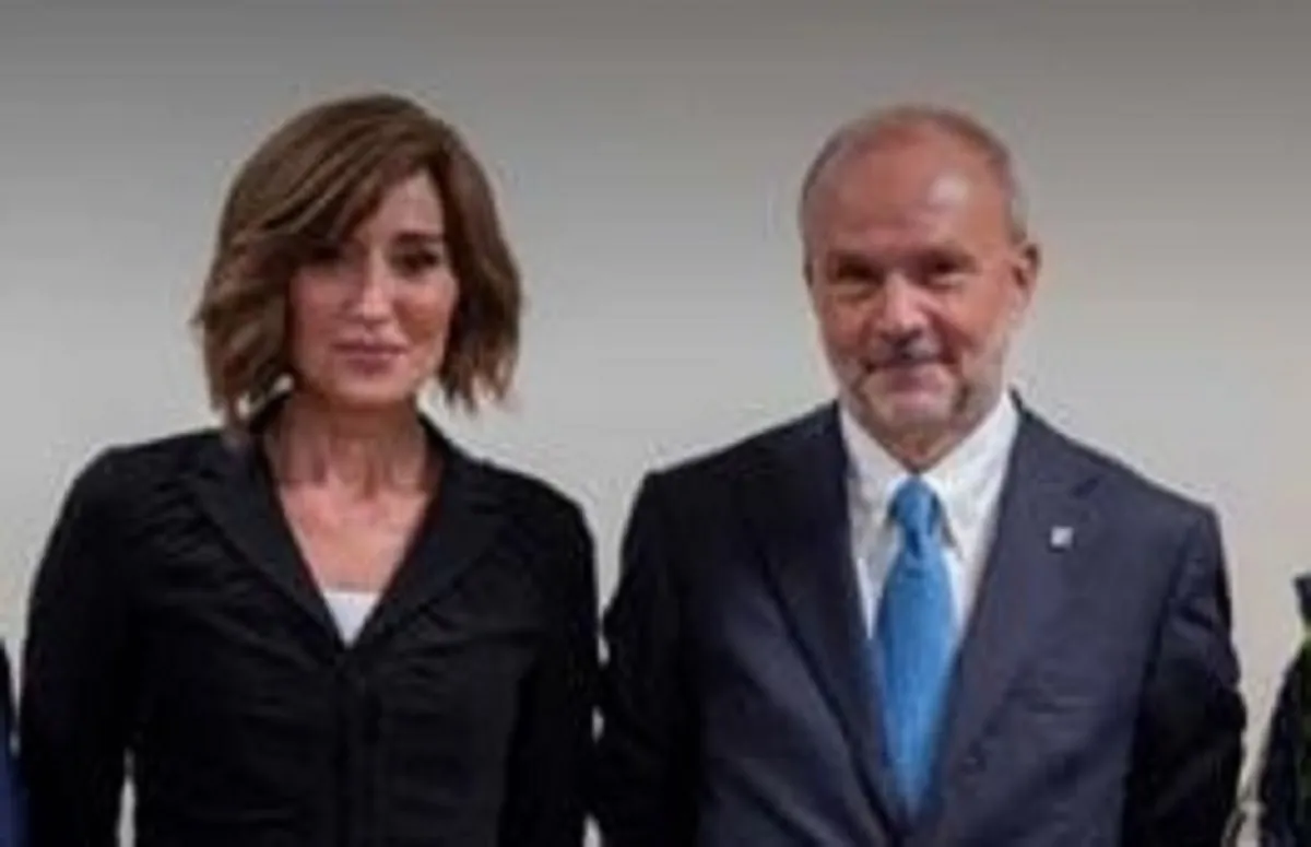 Il ministro Orazio Schillaci con la collega al Miur Bernini