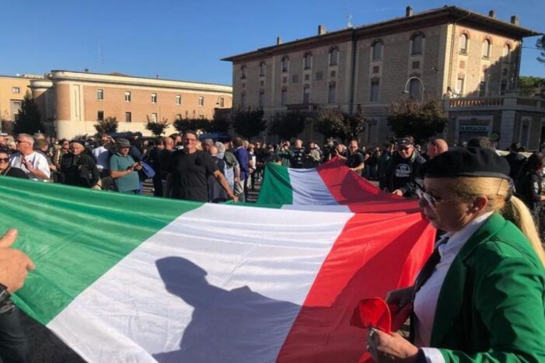 La manifestazione di Predappio per ricordare la marcia su Roma