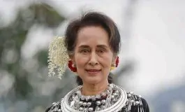 La leader dell'opposizione birmana San Suu Kyi