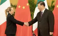 Giorgia Meloni e Xi Jinping