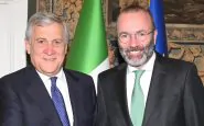 Tajani con il presidente del Ppe Weber