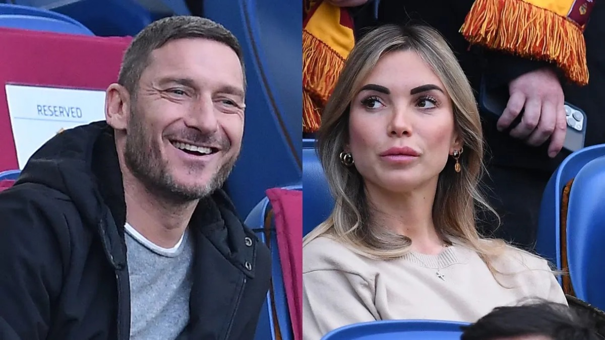 Francesco Totti e Noemi Bocchi sempre insieme lui gioca in campo e lei