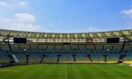Uno stadio in Qatar