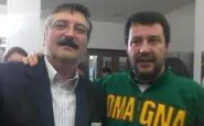 Marco Fiori con Matteo Salvini
