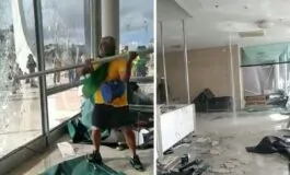 Brasile assalto palazzo congresso