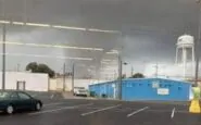 Uno scatto dell'arrivo del tornado
