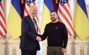 Joe Biden e Volodymyr Zelensky a Kiev