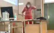 La professoressa Finatti durante l'episodi che riguardò lei