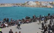 Migranti a Lampedusa (l'immagine non è attuale"