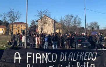 Manifestazione carcere di Opera