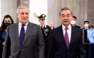 Antonio Tajani con Wang Yi