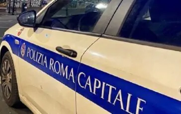 Sul posto è intervenuta la Polizia di Roma Capitale