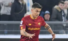 Paulo Dybala in azione con la Roma