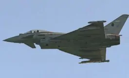 Un caccia Eurofighter "Typhoon", questo è italiano