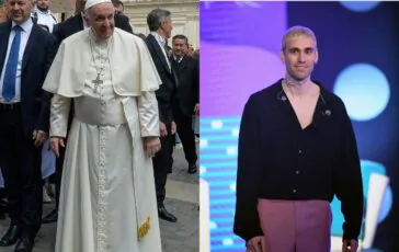 Papa Francesco e Mr Rain