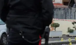 Carabinieri in azione su una scena del crimine