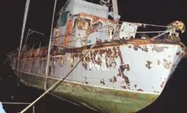 La nave albanese "Kater I Rades"