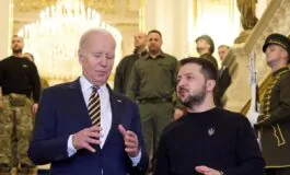 Joe Biden a Volodymyr Zelensky a Washington