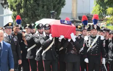 I funerali di Mario Cerciello Rega